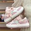 Dress Shoes Pink Platform Sneakers Kawaii Women's Sports Casual Vintage Cute Vulcanize Harajuku Tennis Female Lolita