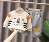 Bambini Neonati maschi Vestiti Set manica lunga Tiger Top Maglietta Pantaloni Cotton Outfit Bambino Set di abbigliamento Abbigliamento per bambini 14Years7692789