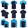 Polos masculinos F1 Fórmula 1 Racing T-shirt Temporada Equipe Polo Camisa Verão Equipe Oficial Personalizável Qtv8