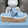 New sneakers for 2024 New Rubber Shoes Thick Sole Womens Slippers Fond Rouge Designer Interior Leather Spotify Premium Casual Buckle Roman Outdoor Beach