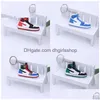 Keychains & Lanyards 14 Colors Sneakers Shoes Keychains 7 Generation Basketball Key Chain Charm Car Keyrings Jewelry Accessories Gift Dhbfd
