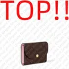 맨 위. M41939 Rosalie Coin Purse M62361 디자이너 여성 미니 Zippy 캔버스 주최자 지갑 카드 홀더 Pochette Accessoires 키 파우치 Cles