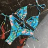 Stroje kąpielowe para praia 11 kolory Summer Micro Bikini Mini Swimsuit 2023 Kanting Kąpiel Brazylijskie stringi