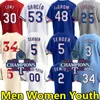 Maillots de baseball 2024 Champions de la série mondiale Jacob deGrom Corey Seager Adolis Garcia Evan Carter Marcus Semien Jonah Heim Nathan Eovaldi Josh Jung Jersey personnalisé