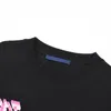 Summer Men Designer T Shirts Bawełny luźne szaluty litera Druku