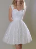 Simples espumante a linha branco cocktail vestidos de festa querida tule mini vestido de baile robe cocktail femme drapeado