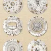 Тарелки 8-10 дюймов, керамические тарелки с солнечными дисками, скандинавские диски, посуда для презентации, настенное художественное украшение, аксессуары, винтажные бесплатно