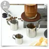 Servies Sets 2 Stuks Mini Melkkan Kleine Pot Salade Dressing Saus Dispenser Koffie Maken Tool Rvs Espresso Levert