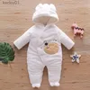 Footies Winter Baby Bear Caldo pile con cappuccio Footed / footie Tuta da bambino a maniche lunghe Pagliaccetti per bambini Abbigliamento per bambini YQ240306