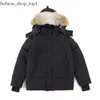 Hoge kwaliteit heren Canada jas jas echte grote wolf bontjas kleding mode stijl winter bovenkleding parka Canada 502