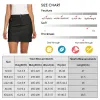 Jurken Dames Tennisrok Golfskort Outdoor Skort UPF 50+ Sneldrogend Zakken met ritssluiting Actieve geweven rokken Wandelen Tennis Golf Workout Sport