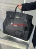 Handgefertigte Handtasche aus echtem Leder Bk50 Handtaschen mit hoher Kapazität 2024 Neues Litschi-Muster Extra große Tasche 50 Unisex-Geschäftsreise-Gepäcktaschehave logo HBZI