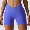 Ll Women Lu Lemen Yoga Shorts Outfits Lu High midje sportkläder Övning med fickor bär korta byxor flickor som kör elastisk förebyggande garderob culotte luluemon