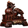 Creative Lucky Feng Shui Home Decor Craft Statues Pixiu Ornament Living Room Decor Sculptures Craft Figurer Gift 240223