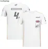 Herrpolos F1 Driver T-shirt Mens Team Uniform kortärmad fläktkläder Casual Sports Round Neck Racing Suit kan vara anpassningsbar PO7C