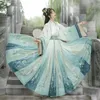 Estilo chinês feminino oriental vintage hanfu trajes bordados florais vestidos de fadas tradicional antiga princesa roupas diárias 240220