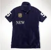 T-shirt da uomo in cotone a maniche corte ricamate con polo da ricamo americano hongzhiyu2018 da uomo