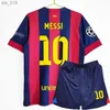 サッカージャージーレトロクラシック2011バルセロナスサッカージャージI.Rakitic Mascherano Children Boys Girls Sets Football Shirth240306