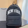 Męskie czarne nylonowe plecaki projektant plecak szkolna szkolna bokbag tylna pakiet luksusowe plecaki na zewnątrz duże litery pojemności top