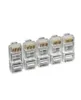 Epacket RJ45 connector cat5e cat6 connector network unshielded 8Pin modular utp20681674673