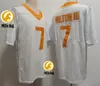 Maillot de football pour hommes Joe Milton III Hendon Hooker Tennessee cousu Peyton Manning Jalin Hyatt Alvin Kamara Morgan Wallen Tennessee Volunteers maillots