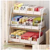 Storage Holders & Racks Joybos Kitchen Sundries Organizer Box Cupboard Basket Under Sink Der Storage Cabinet Desktop Snack Makeup Drop Dhd0L