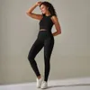 Lu ausrichten nahtlose Frauen richten Outfits sexy Crop Top Bra Sport Leggings zweiteilige Set Workout -Outfit Fitness Fitness Jogger Gry Zitronen Frau Lady