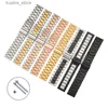 Watch Bands General Band 18mm 20mm 22mm 24mm Stainless Steel Band Metal Strap Women Men Replace Wristband Accessories L240307