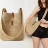 Women Summer Straw Counter Counter مصمم سعة كبيرة السفر Duffle Fashion مصمم فاخر نسج Crossbody Bags Raffia Beach Bage وحقائب اليد 2627