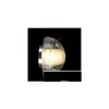 Wall Lamps Led Wall Sconce Glowing Orb Cast Blown Glass Lamp Modern Clear Crystal Hemisphere Lighting Porch Staircase El Bar Vanity Li Dheba