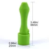 Pipe à fumer en Silicone de conception de poche, clous en titane de 10mm, accessoires pour tuyaux à main de tabac, Kit de collecte de cire de Nectar, plates-formes d'huile Dab