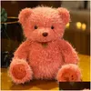 Animaux en peluche en peluche 2024 Saint Valentin Nouveau mignon ours en peluche dessin animé P jouet cadeaux de couple pour des oreillers de sommeil apaisants activité exquise Dhovq