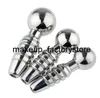 Massage en acier inoxydable en métal spirale pénis Plug dilatation urétrale cheval oeil bâton Stimulation pour mâle BDSM Sex Toys Butt9664723