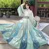 Estilo chinês feminino oriental vintage hanfu trajes bordados florais vestidos de fadas tradicional antiga princesa roupas diárias 240220