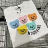 Camisetas Bebê Designer Kid Camisetas Verão Meninas Meninos Moda Tees Crianças Crianças Tops Trendy Bear Impresso Camisetas Cor Urso de Alta Qualidade 240306