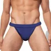 Swimwear Metal Ring Men Bikini Briefs Half Hip Swimwear Sexy Swimming Trunks For Swim Shorts Brazilian Slip Beach Swimsuit Desmiit Back