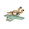 ブローチフォックスハードエナメルピンかわいいカワイイ小王子バッジアクセサリー漫画アニメファンジュエリークリスマスギフト