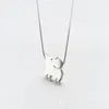 Pendentifs MloveAcc 925 argent Sterling éléphant pendentif colliers pour femmes bijoux authentiques