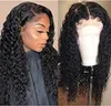 Brazilian Deep Curly Wet and Wavy Human Hair Wigs 130 Density For Women water Wave humain 360 Lace Frontal diva19758362