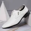 Dres sapato italiano oxford sapato para homens vestido formal branco casamento clássico terno couro sapatos de salto alto 220723