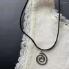 Halsbandörhängen Set smycken justerbart rep släpp modernt dingr unikt lämpligt för specialevenemang
