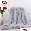 Couvertures Beddingoutlet Shaggy Throw Couverture Super Soft P Bed Er Fluffy Fausse Fourrure Polaire Pour Lits Canapé Canapé Manta 211122 Drop Deliver Dhwut