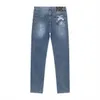 Lila jeans denim byxor mens jeans designer jean rak ben dragkedja hip hop cyklister motorcykel sanna jeans gotiska höga midja breda byxor