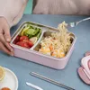 Divided Insulated Microwave Oven, 304 Stainless Steel Bento Student Lunch Box, Female Work Use