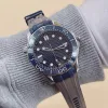 U1 Verre Saphir 41MM Montres Mécaniques Automatiques Pour Hommes Cadran Bleu Diver 300 Bracelet En Acier Inoxydable Amélioré Lunette Rotative En Céramique Fond Transparent