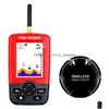 Fish Finder Wireless Sonar Underwater Visual High-Definition Fishing Device Detector Trasonic Explosion Drop Delivery Sports Outdoors Dhhk0