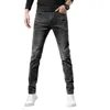 Brand de créateur de jeans masculin Hong Kong Kong Trendy Slim Fit Leggings Automne et hiver coréen version Pantalon décontracté polyvalent