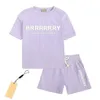 Ensemble T-Shirt et pantalon de styliste pour enfants de 2 à 13 ans, Logo de luxe, vêtements en coton 2 pièces pour bébés garçons et filles, vêtements à la mode