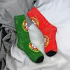 Men's Socks Flag Of Portugal (1) Harajuku High Quality Stockings All Season Long Accessories For Unisex Christmas Gifts