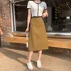 Skirts High -waisted Short Skirt 2024 Spring And Summer Is Thin Full Of Large Size Black Back Bag Hip